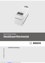 Bosch Smart Home 6720830077 Installationsanleitung
