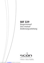 SCAN domestic SKF 329 Bedienungsanleitung
