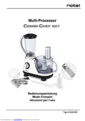 Rotel Combi-Chef 601 Bedienungsanleitung