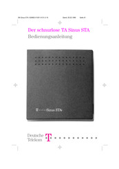 T-Mobile Sinus STA Bedienungsanleitung