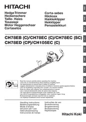 Hitachi Koki CH105EC C Bedienungsanleitung