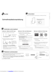 TP-Link TL-WA850RE Schnellinstallationsanleitung