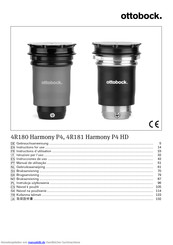 Ottobock 4R181 Harmony P4 HD Gebrauchsanweisung