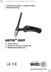 Abicor Binzel ABITIG GRIP Betriebsanleitung