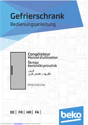 Beko RFNE200E20W Bedienungsanleitung