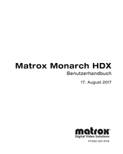 Matrox Monarch HDX Benutzerhandbuch