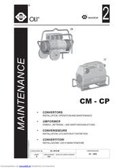 OLI CM1M Einbau-, Betriebs- Und Wartungsanleitung