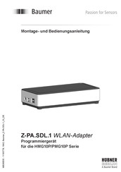 Baumer Z-PA.SDL.1 WLAN-Adapter Montage- Und Bedienungsanleitung