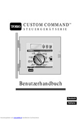 Toro CUSTOM COMMAND Series Benutzerhandbuch