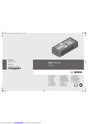 Bosch GLM 80+R60 Professional Originalbetriebsanleitung
