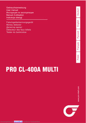 PRO Intellect Technology PRO CL-400A MULTI Gebrauchsanweisung