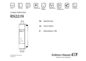 Endress+Hauser RN221N Bedienungsanleitung