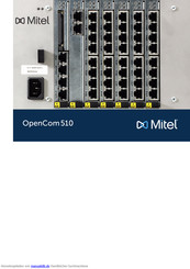 Mitel OpenCom 510 Bedienungsanleitung