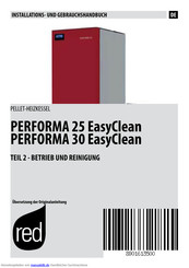 Red Fire PERFORMA 30 EasyClean Übersetzung Der Original-Anleitung