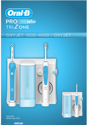 Braun Oral-B TRIZONE OXYJET 4000 Bedienungsanleitung