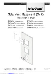 SolarVenti SV20K Installationsanleitung