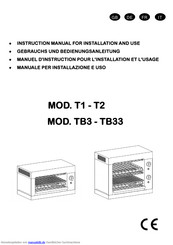 Teknoline TB33 Bedienungsanleitung