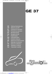 Gardol GE 37 Gebrauchsanweisung