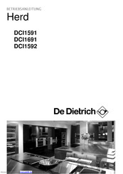 DE DIETRICH DCI1591 Betriebsanleitung