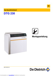 DE DIETRICH DTG 230 Eco.NOx-series Montageanleitung