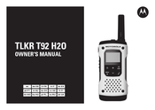 Motorola TLKR T92 H2O Bedienungsanleitung