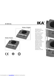 IKA Vortex 4 basic Betriebsanleitung