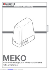 Proteco MEKO 5 110V Installations -Beschreibung