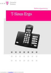 T-Mobile T-Sinus Ergo Bedienungsanleitung