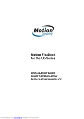 Motion Computing FlexDock Installationshandbuch