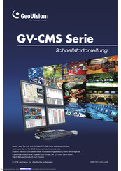 GeoVision GV-CMS Serie Schnellstartanleitung