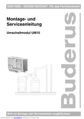 Buderus UM10 Montage- Und Serviceanleitung
