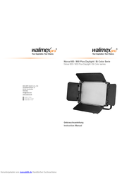 WalimeXPro Niova 900 Plus Daylight Gebrauchsanleitung