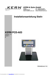 Kern PCD-A03 Installationsanleitung