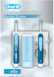 Oral-B ProfessionalCare OxyJet Center Type 3724 Bedienungsanleitung