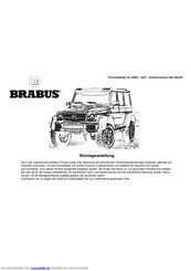 BRABUS 463-244-00 Montageanleitung