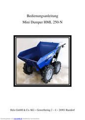 Helo HML 250-N Bedienungsanleitung
