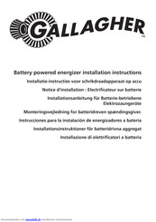 Gallagher BatteryMaster B260 Installationsanleitung