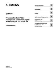 Siemens SIMATIC PCS 7 Funktionshandbuch