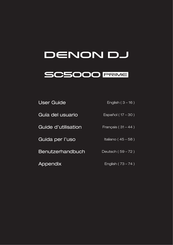 Denon DJ SC5000 Prime Benutzerhandbuch
