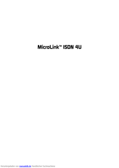 ELSA MicroLink ISDN 4U Bedienungsanleitung