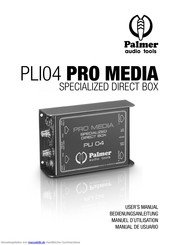 Palmer PLI04 PRO MEDIA Bedienungsanleitung