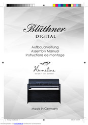 Bluthner DIGITAL Homeline Aufbauanleitung