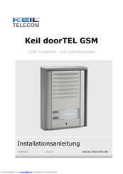 Keil telecom doorTEL GSM Installationsanleitung