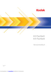 Kodak A3-flachbett Benutzerhandbuch