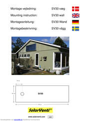 SolarVenti Standard SV30 Montageanleitung