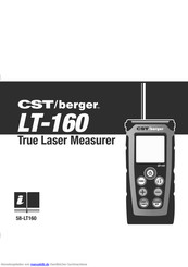 CST/BERGER LT-160 Gebrauchsanweisung