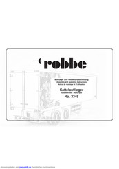 ROBBE 3348 Montage- Und Betriebs-Anleitung