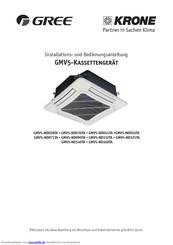Gree GMV5-ND112TA Installations- Und Bedienungsanleitung
