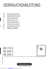 Kuppersbusch IKE 249-5 Gebrauchsanleitung