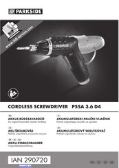 Parkside PSSA 3.6 D4 Originalbetriebsanleitung